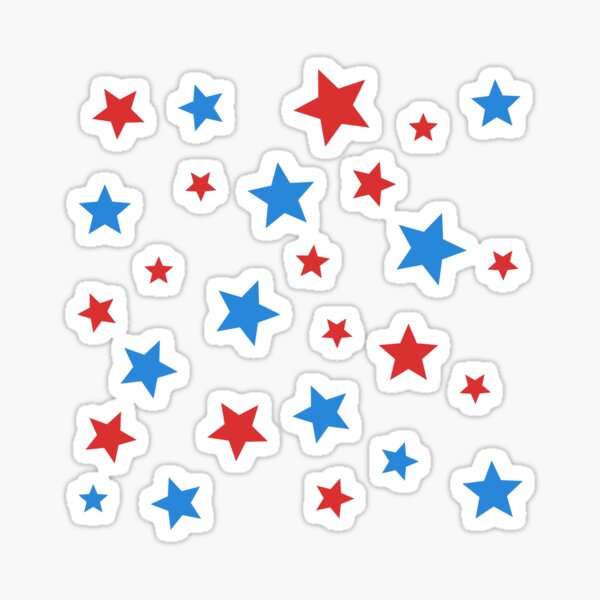 Item preview, Red White Blue Stars designed and sold by ledalinda.