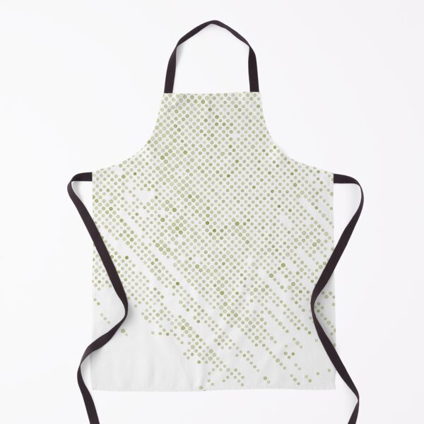 Item preview, Green And White Polka Dot Abstract Pattern Inspired by 2022 Trending Color - Hue - Shade Pantone Pickled Pepper 16-0436 designed and sold by ColorOfTheYears.