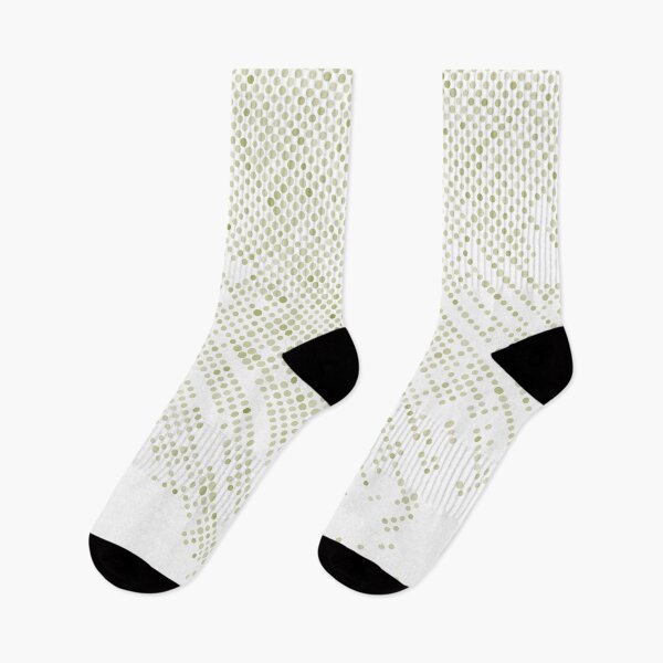 Item preview, Green And White Polka Dot Abstract Pattern Inspired by 2022 Trending Color - Hue - Shade Pantone Pickled Pepper 16-0436 designed and sold by ColorOfTheYears.