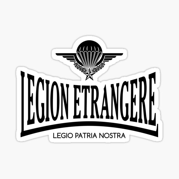STICKER LEGION ETRANGERE SKULL LEGIO PATRIA NOSTRA AUTOCOLLANT 9cm ARMEE LA161 