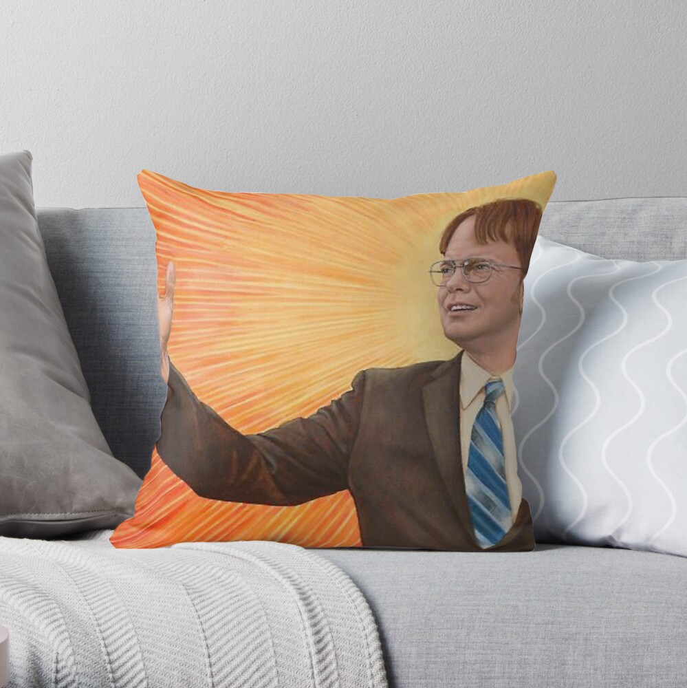 Funny Dwight Schrute Cushion Cover First Aid Fail The, 41% OFF