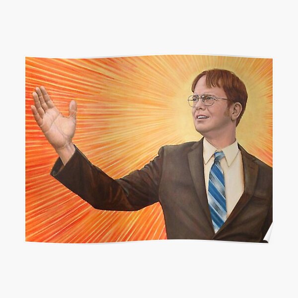 Dwight Schrute Le Messie Poster