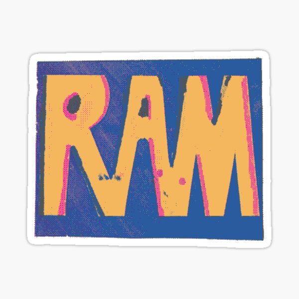 RAM pixel Sticker