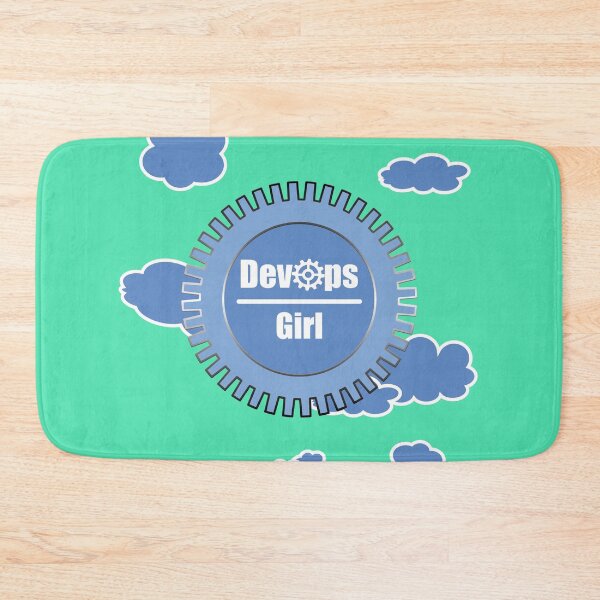 Item preview, Cloud DevOps Girl Techie - IT Nerd Design Blue Teal designed and sold by IrinchiDE.