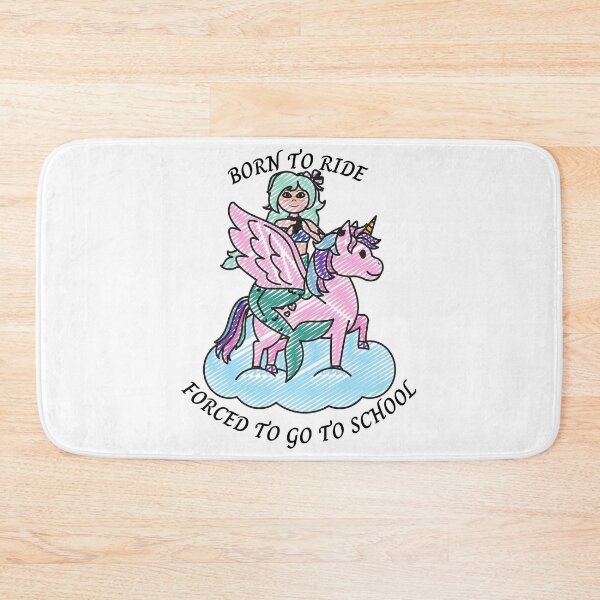 Item preview, Born to ride a unicorn but forced to go to school designed and sold by YuneDesigns.