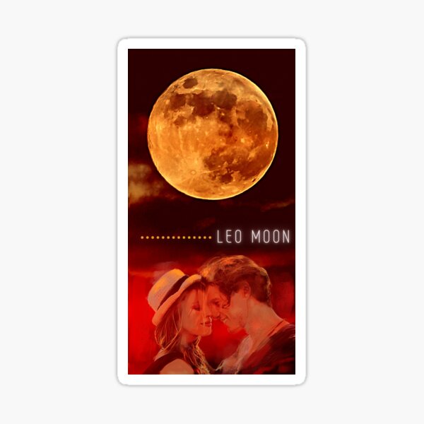 Leo Moon Sticker
