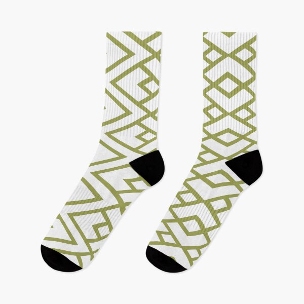 Item preview, Green And White Diamond Shape Pattern Inspired by 2022 Trending Color - Hue - Shade Pantone Pickled Pepper 16-0436 designed and sold by ColorOfTheYears.