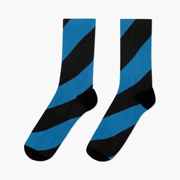 Item preview, Black and Blue Diagonal Stripe Pattern Inspired by 2022 Trending Color - Hue - Shade Pantone Indigo Bunting 18-4250 designed and sold by ColorOfTheYears.