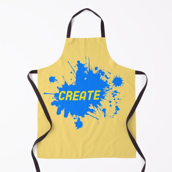Item preview, Create - Inspiration on blue stain Yellow Background designed and sold by IrinchiDE.