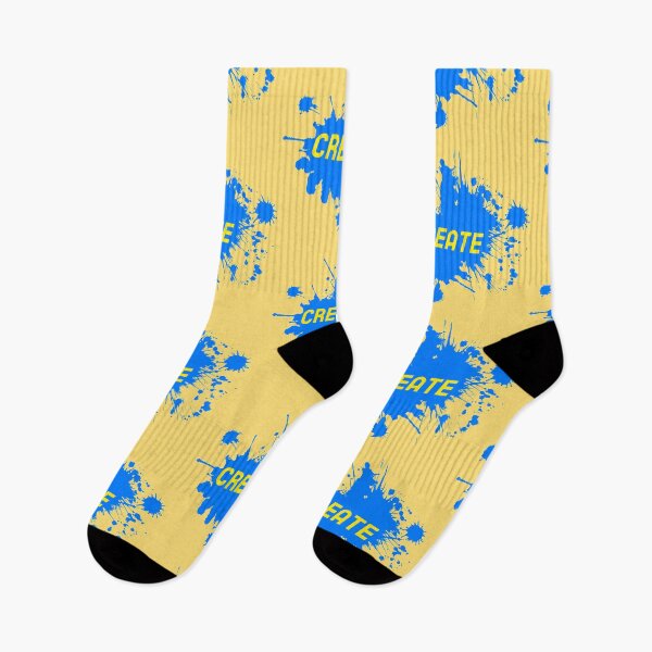 Item preview, Create - Inspiration on blue stain Yellow Background designed and sold by IrinchiDE.