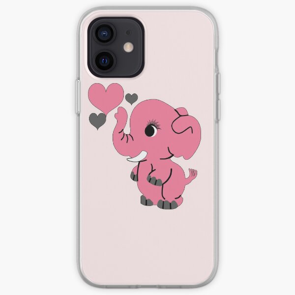 Rosa Elefant Iphone Hullen Cover Redbubble