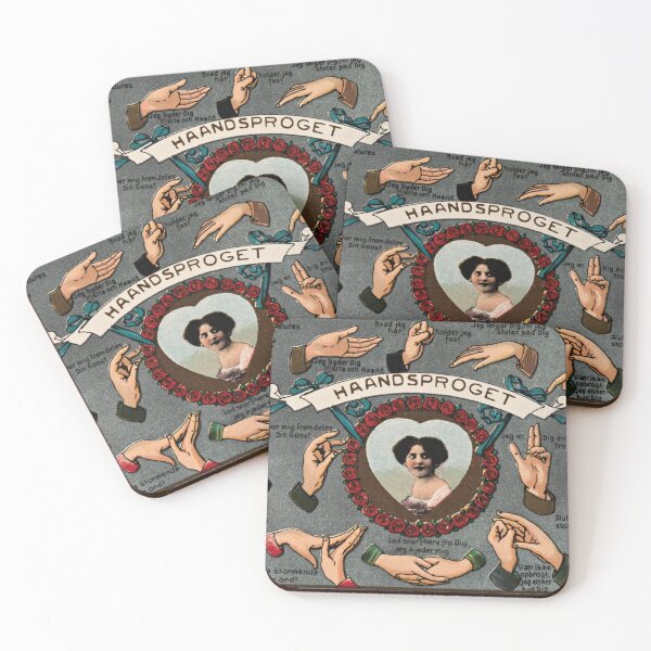 Item preview, Vintage Sign Language Design (Norwegian) designed and sold by Veriepear.