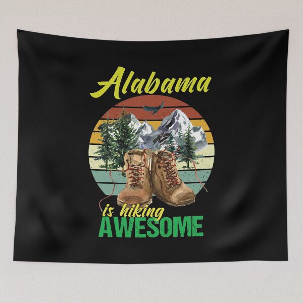 Item preview, Alabama is hiking awesome designed and sold by StencilMyst ..