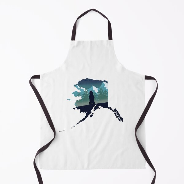 Item preview, Alaska. map and landscape designed and sold by landscapeworlds.