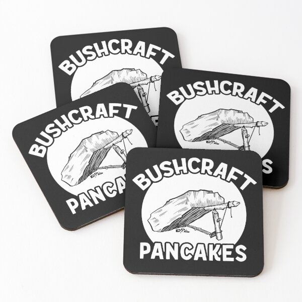 Item preview, Bushcraft Pancakes Deadfall Trap designed and sold by Huhnerdieb Apparel.