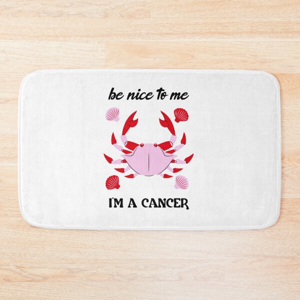 Item preview, Be Nice To Me I'm A Cancer Cute Crab designed and sold by Natasha Rolfe.
