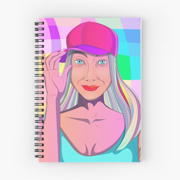 Item preview, artistic drawing of a girl on a bright background designed and sold by Prof209.
