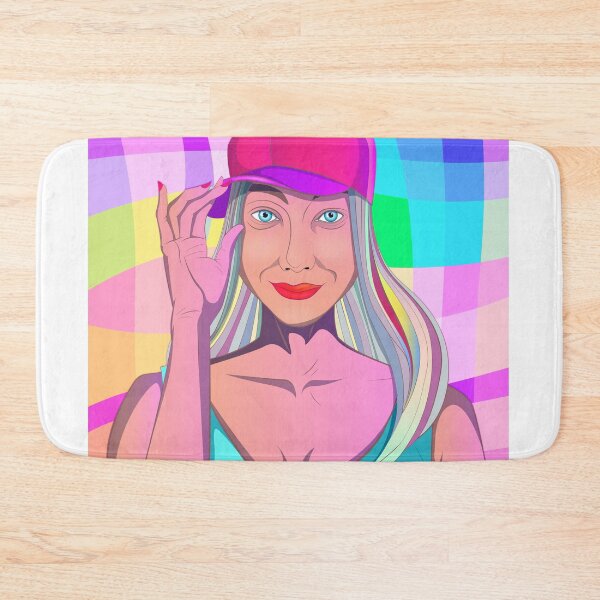 Item preview, artistic drawing of a girl on a bright background designed and sold by Prof209.