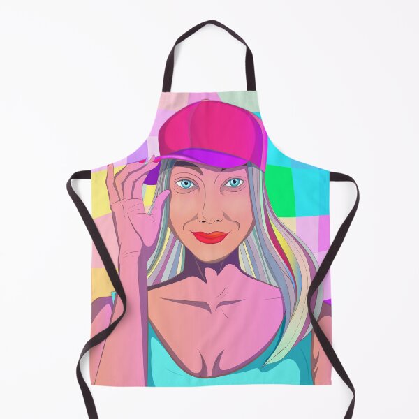 Item preview, artistic drawing of a girl on a bright background designed and sold by Prof209.