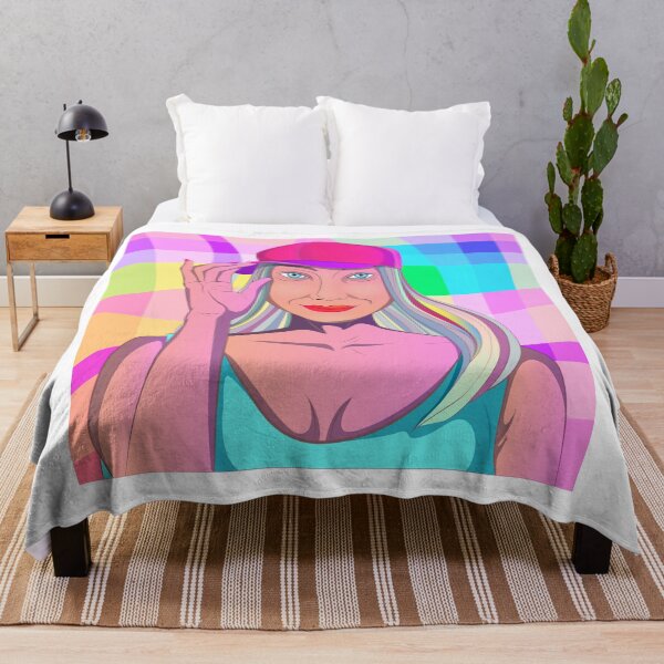 Item preview, artistic drawing of a girl on a bright background designed and sold by Prof209.