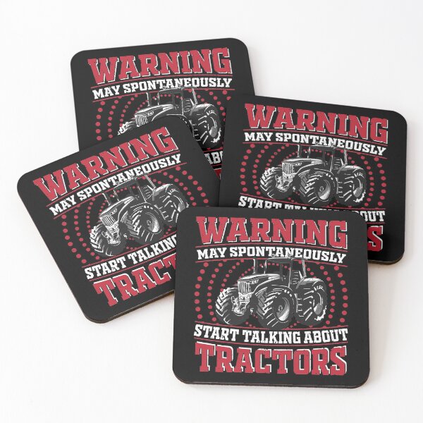 Item preview, Warning May Spontaneously Start Talking About Tractors designed and sold by RedQuality.