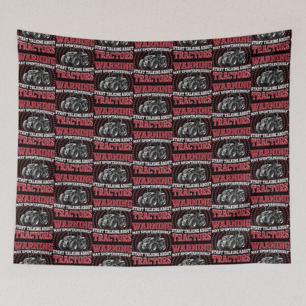 Item preview, Warning May Spontaneously Start Talking About Tractors designed and sold by RedQuality.