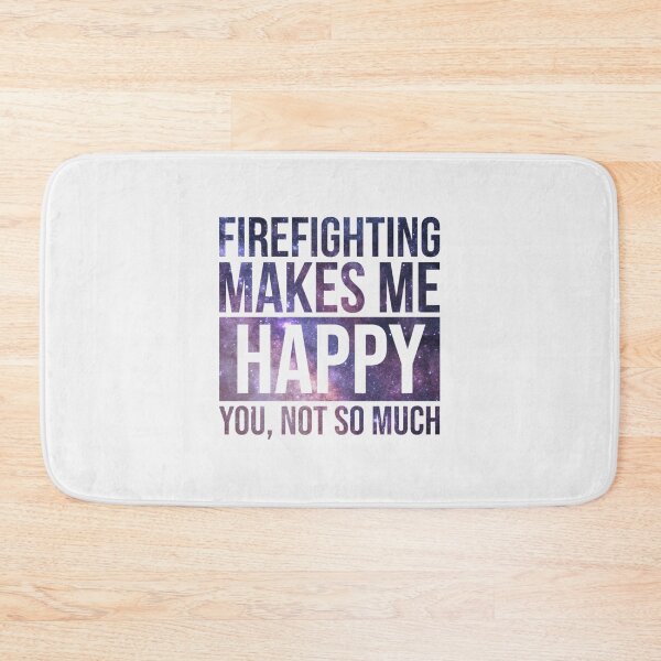 Item preview, Firefighting Makes Me Happy Gift For Firefighter| Perfect Gift For you and friends designed and sold by luconats.