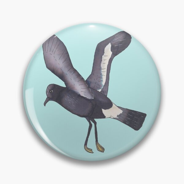 Item preview, Wilson's Storm-Petrel watercolor bird art designed and sold by TheWaterBirds.