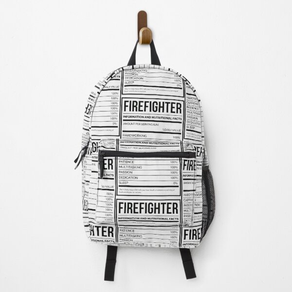 Item preview, Firefighter Funny Firefighting Nutrition Labe| Perfect Gift For you and friends designed and sold by luconats.