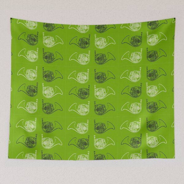 Item preview, Lime Green French Horn Pattern designed and sold by Ric1926.