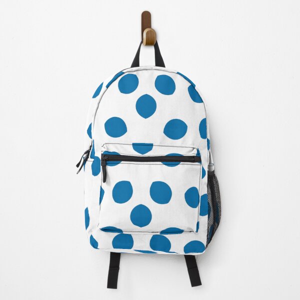 Item preview, Blue and White Minimal Shape Ornamental Pattern Inspired by 2022 Trending Color - Hue - Shade Pantone Indigo Bunting 18-4250 designed and sold by ColorOfTheYears.