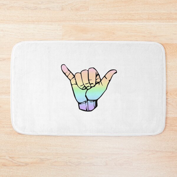 Item preview, pastel rainbow hang loose designed and sold by lilystickers65.