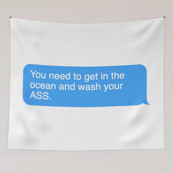 Item preview, Get in the Ocean and Wash Your A**: Sandra Diaz-Twine Survivor Quote designed and sold by dutchesskmw.