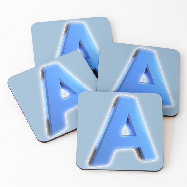 Item preview, Blue 3D Uppercase Luminous Letter A designed and sold by Phantasmal-2-do.