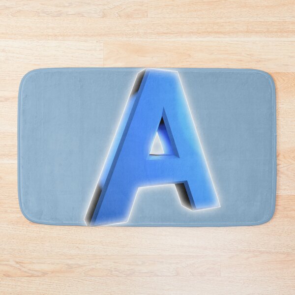 Item preview, Blue 3D Uppercase Luminous Letter A designed and sold by Phantasmal-2-do.