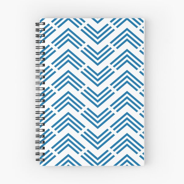 Item preview, Blue and White Chevron Rhombus Arrow Pattern Inspired by 2022 Trending Color - Hue - Shade Pantone Indigo Bunting 18-4250 designed and sold by ColorOfTheYears.