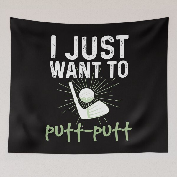 Item preview, Goofy Mini Golf Quotes Putt Putt Legend designed and sold by MagicSD Designs.