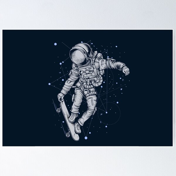 Item preview, Space Skateboarding Astronaut Gifts For Kids designed and sold by Easy-Pro-Gifts.
