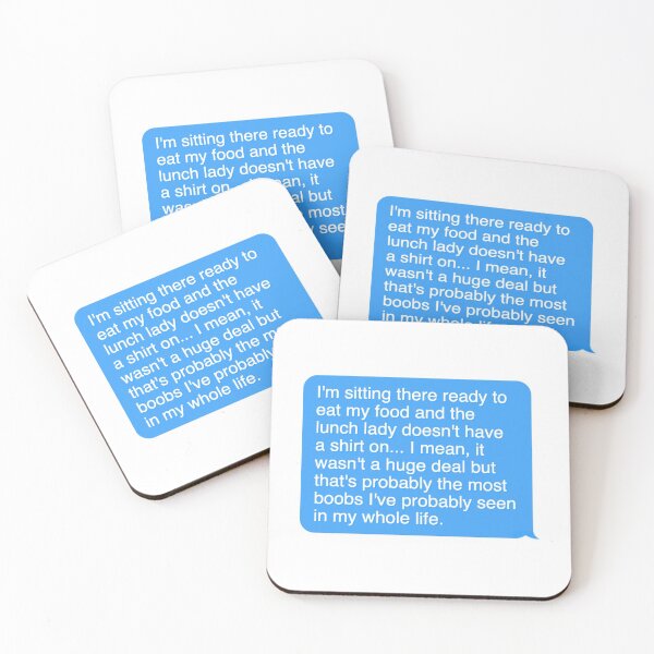 Item preview, Lunch Lady Boobs: Erik Reichenbach Survivor Quote designed and sold by dutchesskmw.