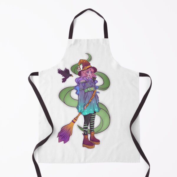 Item preview, Sweet witch girl, her cat and raven designed and sold by Ailirel.