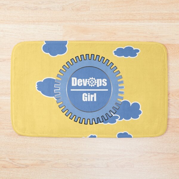 Item preview, Cloud DevOps Girl Techie - IT Nerd Design Blue yellow designed and sold by IrinchiDE.