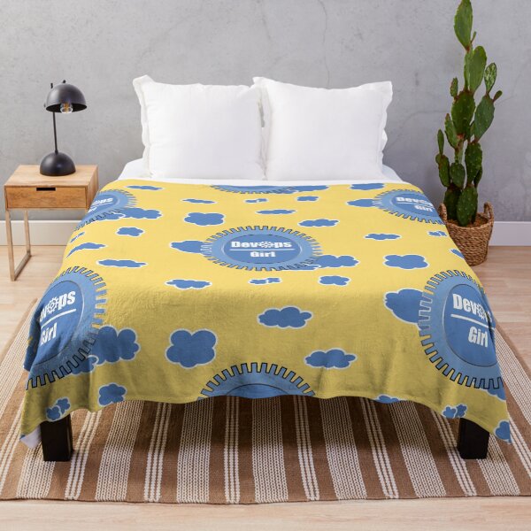Item preview, Cloud DevOps Girl Techie - IT Nerd Design Blue yellow designed and sold by IrinchiDE.