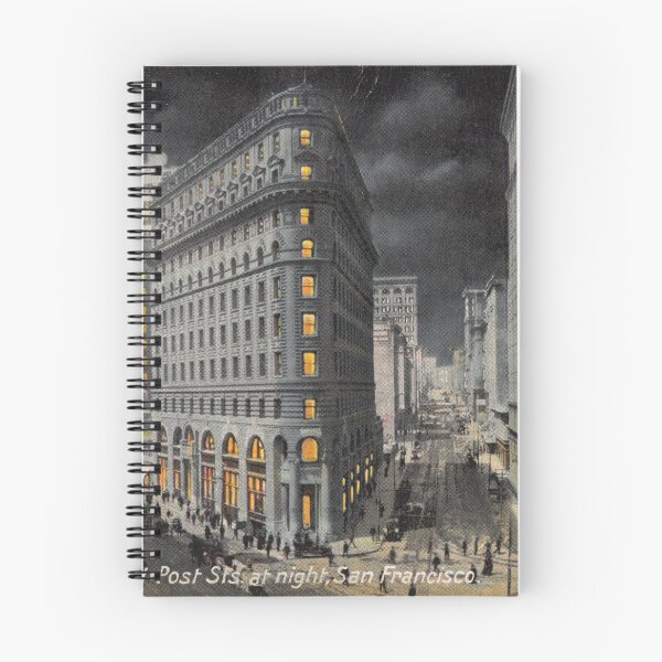 Item preview, Corner Market y Post Street de noche - San Francisco designed and sold by Veriepear.