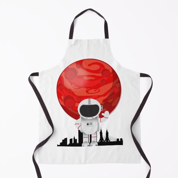 Item preview, City on Mars Red Planet Spaceman designed and sold by kyds.