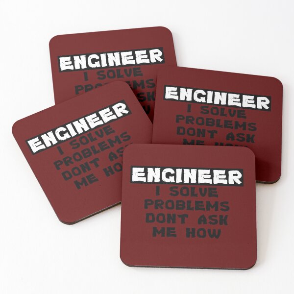 Item preview, Engineer I solve problems, don't ask me how T-Shirt designed and sold by Honeybee Designs.