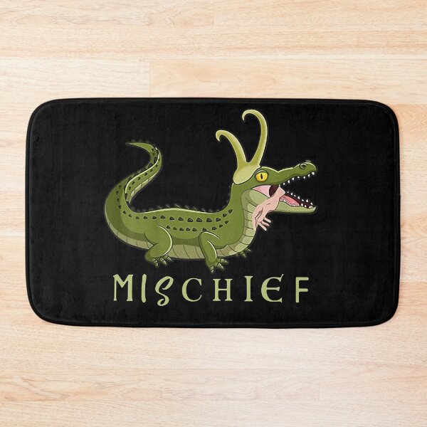 Item preview, Funny Alligator Loki gator Croki Crocodile God of Mischief designed and sold by quintinhard.