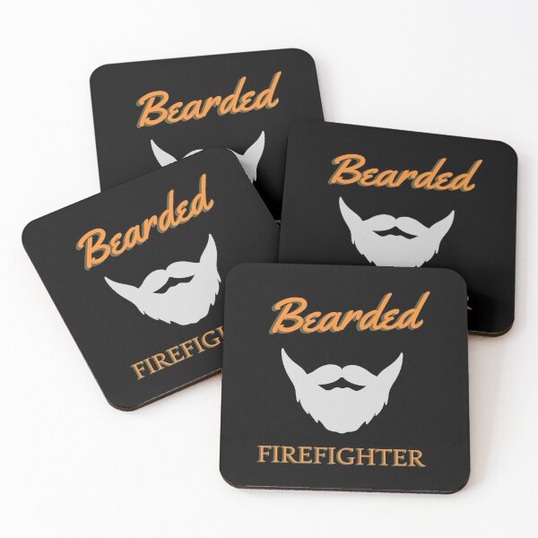 Item preview, Bearded Firefighter| Perfect Gift For you and friends designed and sold by luconats.