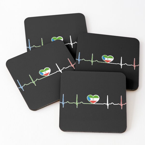 Item preview, Heartbeat Equatorial Guinea designed and sold by Heartbeatsalad.