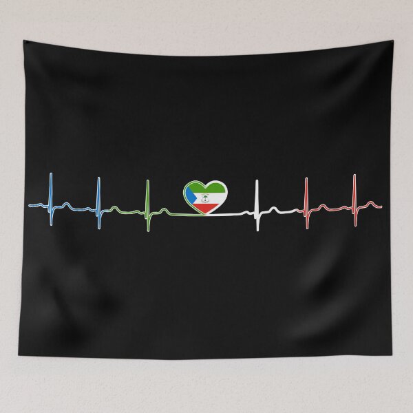 Item preview, Heartbeat Equatorial Guinea designed and sold by Heartbeatsalad.