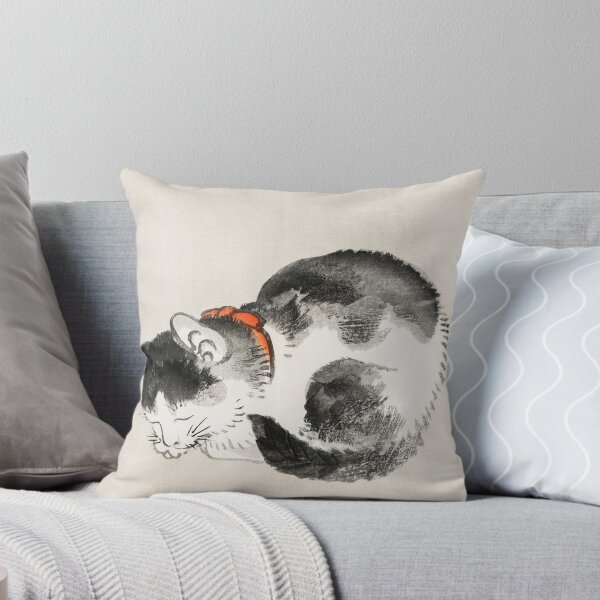 Item preview, Sleeping Cat Woodblock by Kono Bairei designed and sold by Apparel-City.